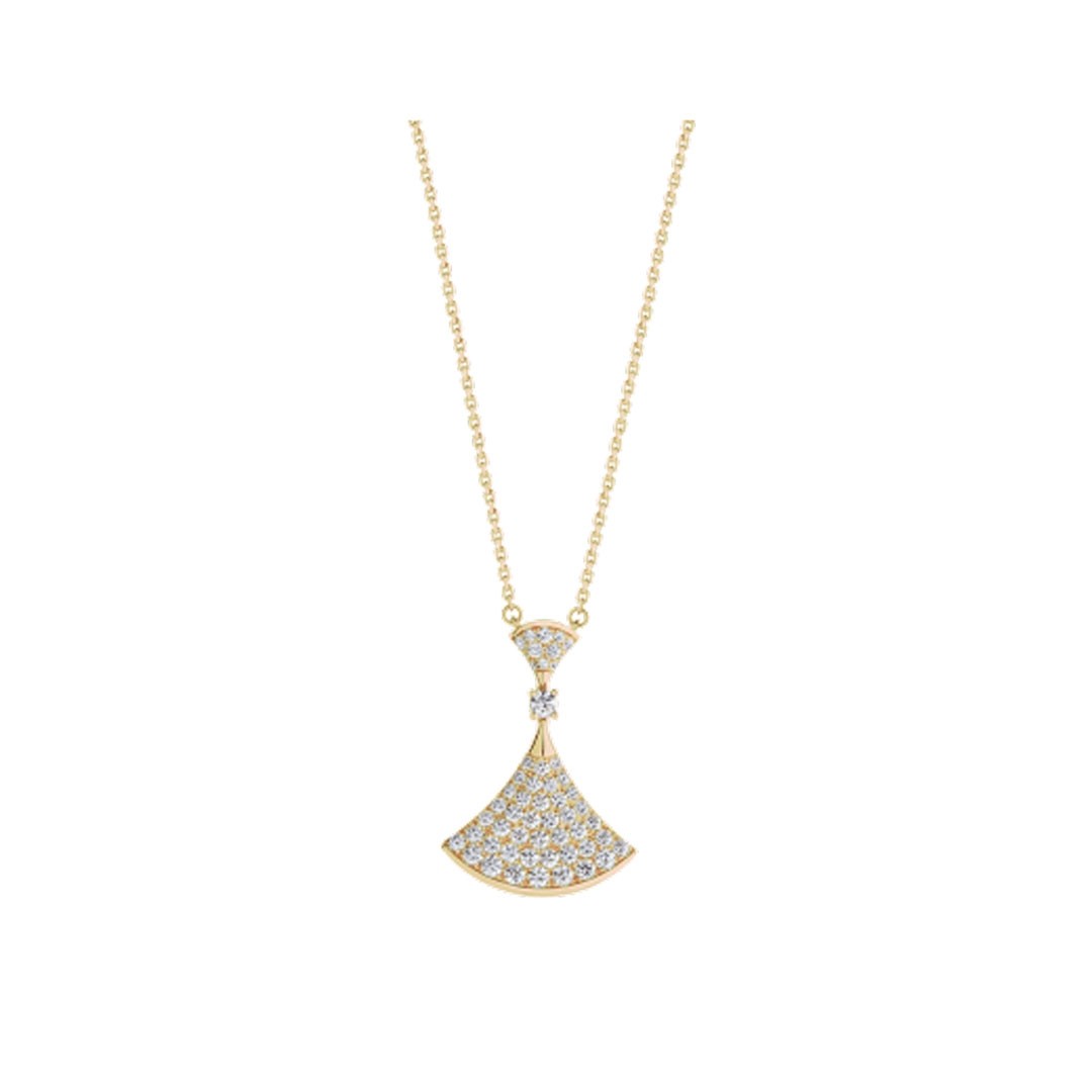 [AuraEcho Jewelry]DREAM NECKLACE GOLD FULL DIAMOND