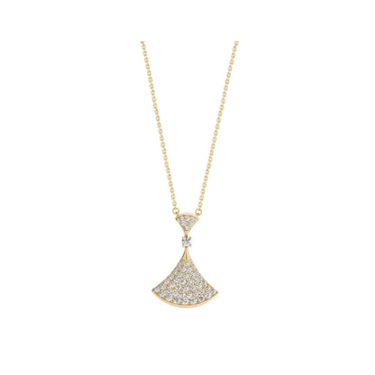 [AuraEcho Jewelry]DREAM NECKLACE GOLD FULL DIAMOND