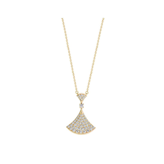 [AuraEcho Jewelry]DREAM NECKLACE GOLD FULL DIAMOND