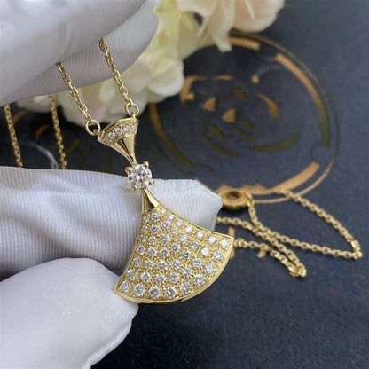 [AuraEcho Jewelry]DREAM NECKLACE GOLD FULL DIAMOND