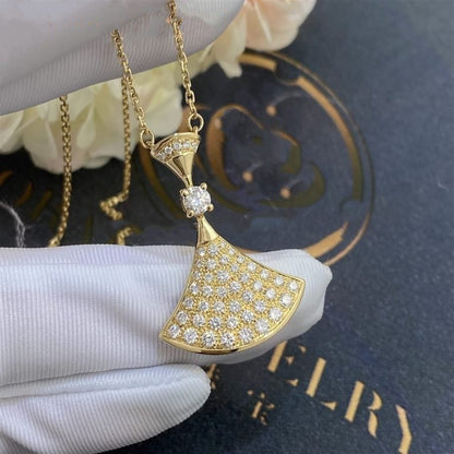 [AuraEcho Jewelry]DREAM NECKLACE GOLD FULL DIAMOND