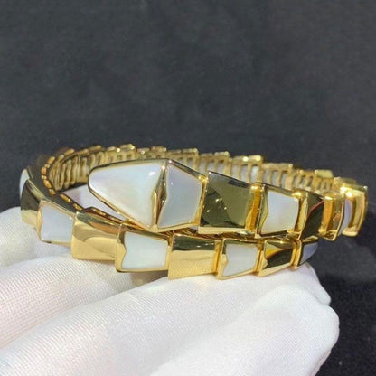 [AuraEcho Jewelry]SERPENTI BRACELET MOP GOLD