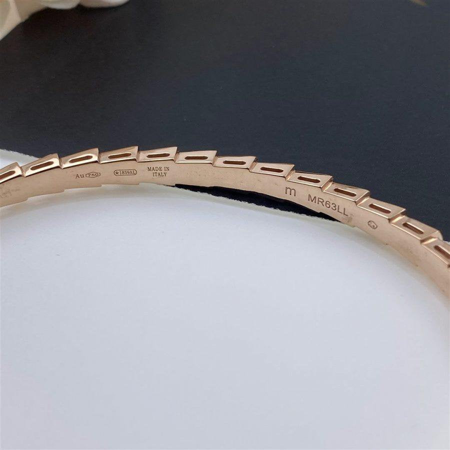 [AuraEcho Jewelry]SERPENTI BRACELET PINK GOLD MOP DIAMOND