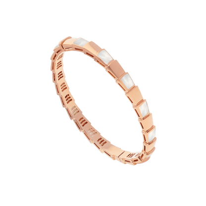[AuraEcho Jewelry]SERPENTI BRACELET PINK GOLD MOP