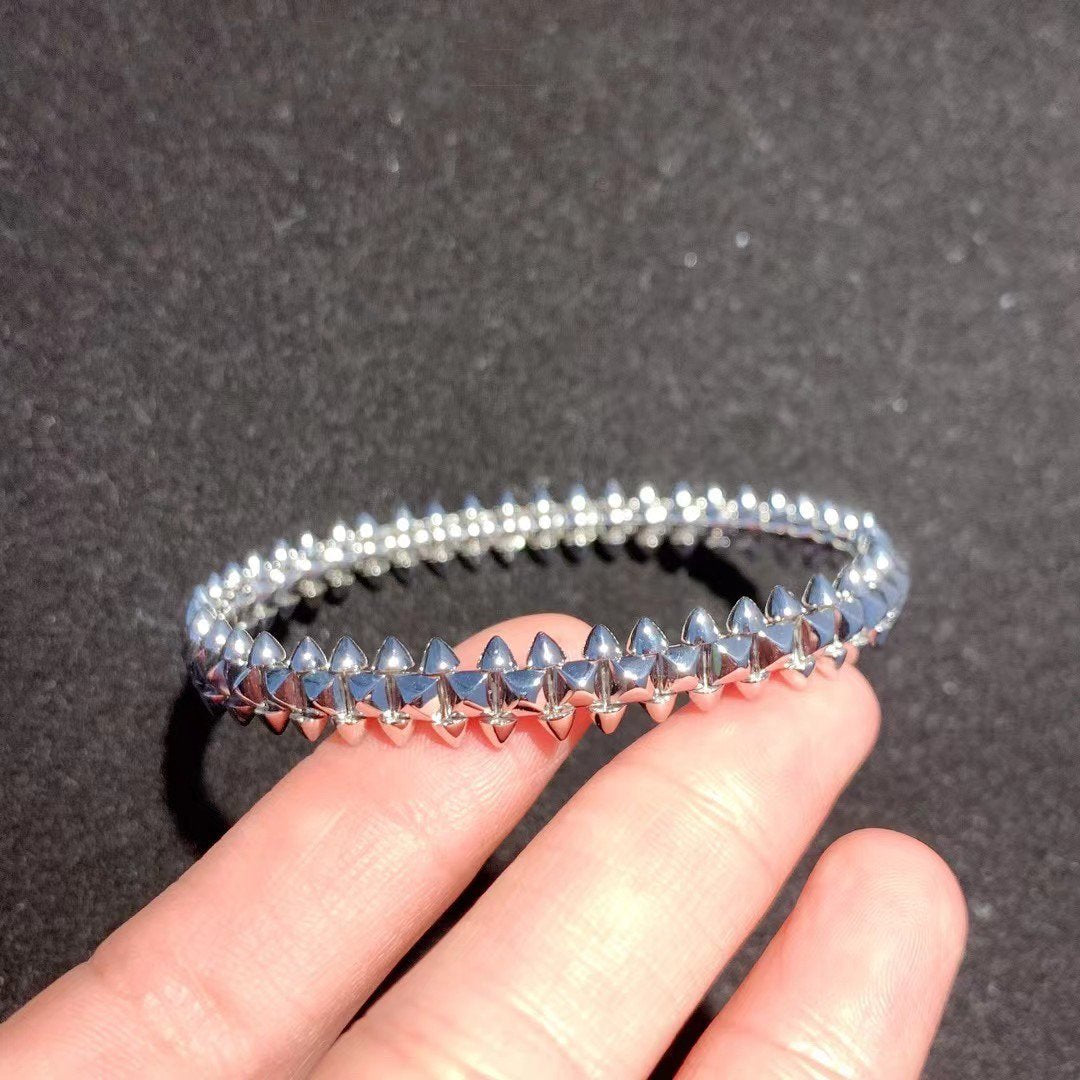 [AuraEcho Jewelry]CLASH SILVER BRACELET