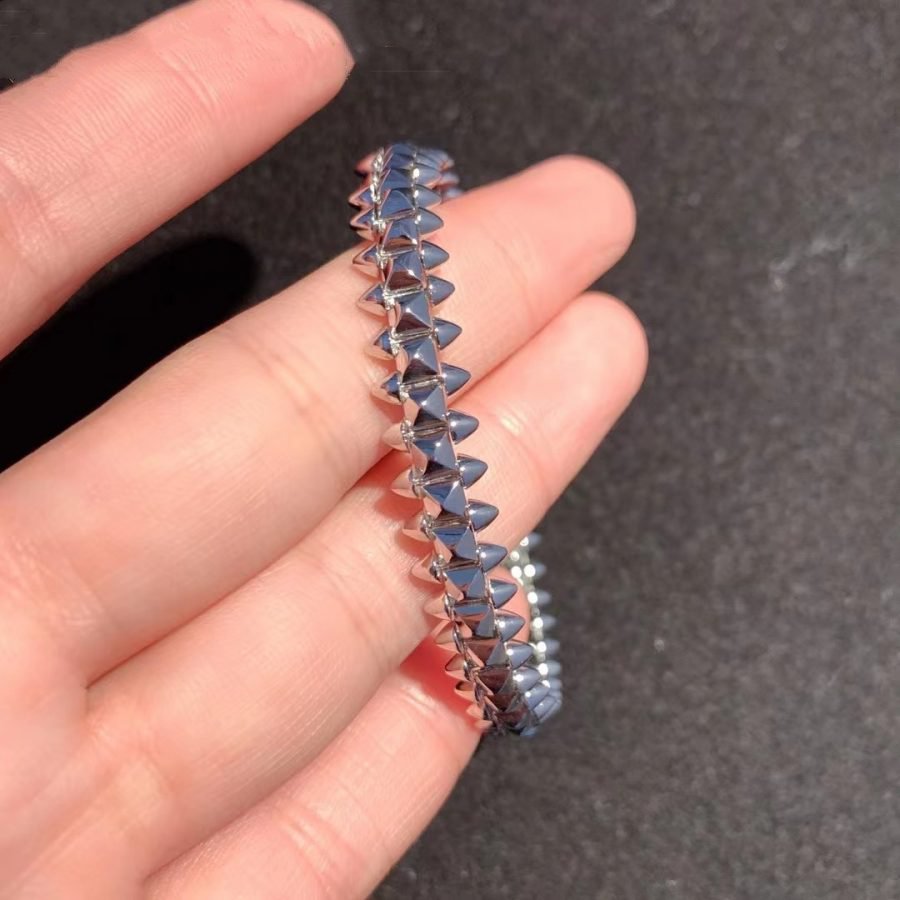 [AuraEcho Jewelry]CLASH SILVER BRACELET