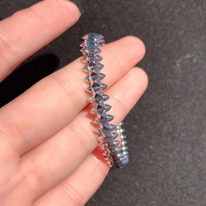 [AuraEcho Jewelry]CLASH SILVER BRACELET