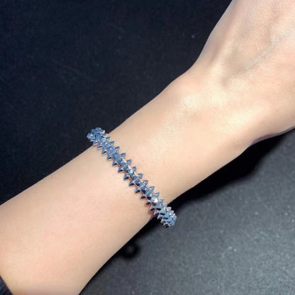 [AuraEcho Jewelry]CLASH SILVER BRACELET
