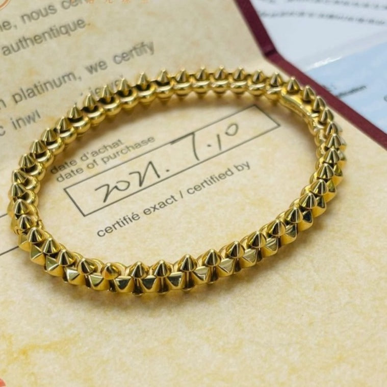[AuraEcho Jewelry]CLASH GOLD BRACELET
