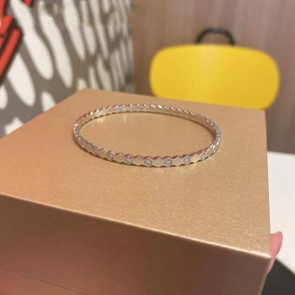 [AuraEcho Jewelry]BEE LOVE SILVER DIAMOND BRACELET