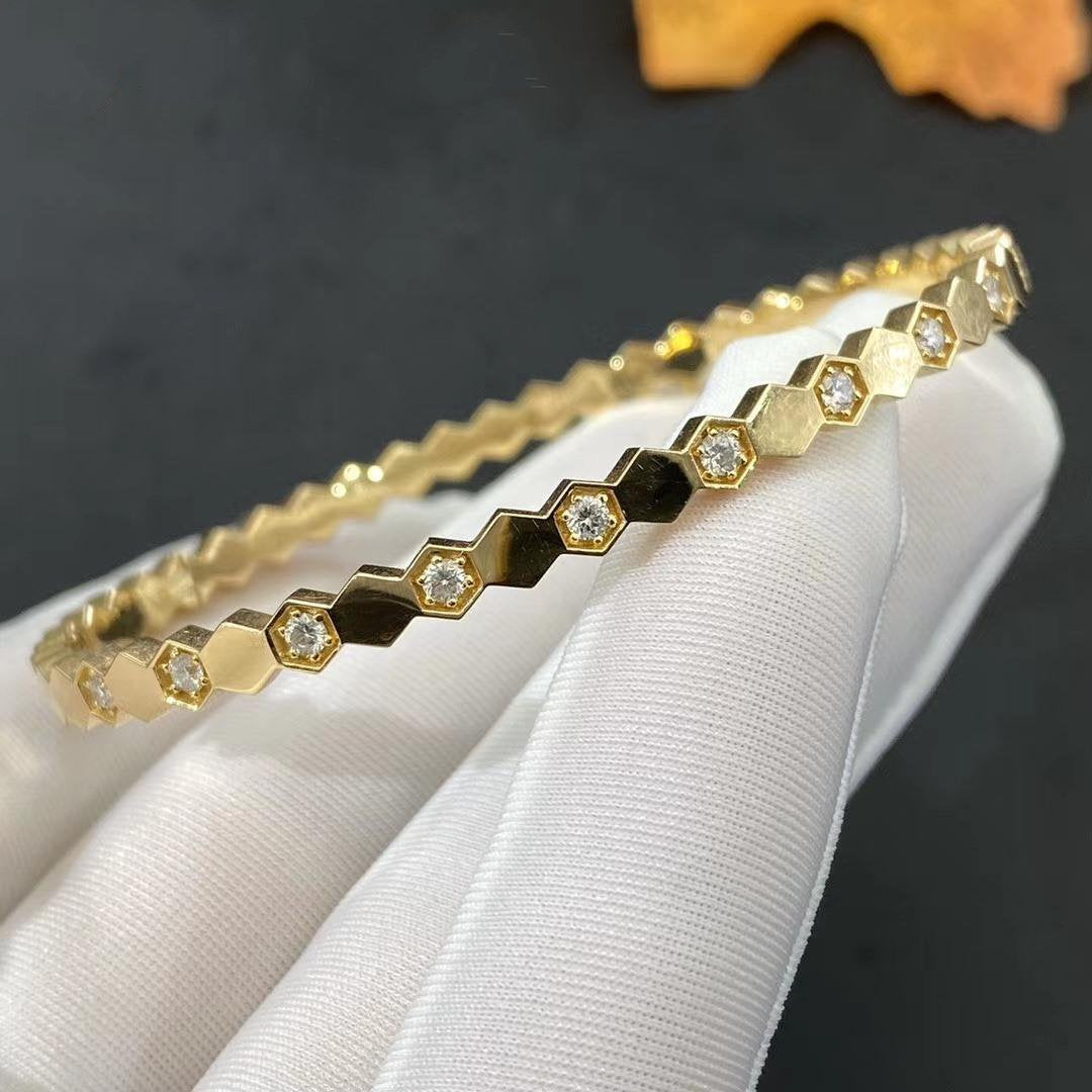 [AuraEcho Jewelry]BEE LOVE GOLD DIAMOND BRACELET