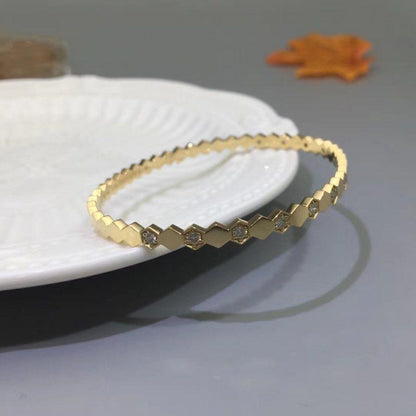 [AuraEcho Jewelry]BEE LOVE GOLD DIAMOND BRACELET