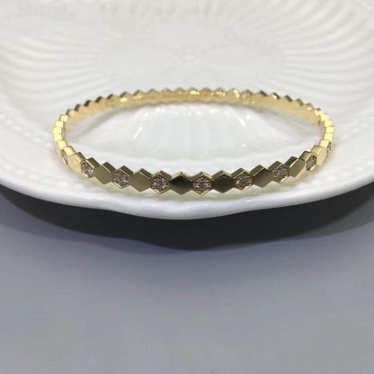 [AuraEcho Jewelry]BEE LOVE GOLD DIAMOND BRACELET