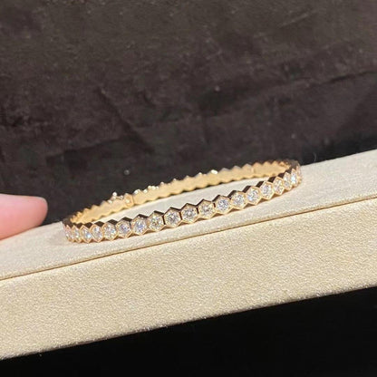 [AuraEcho Jewelry]BEE LOVE GOLD BRACELET FULL DIAMOND
