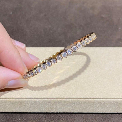 [AuraEcho Jewelry]BEE LOVE GOLD BRACELET FULL DIAMOND