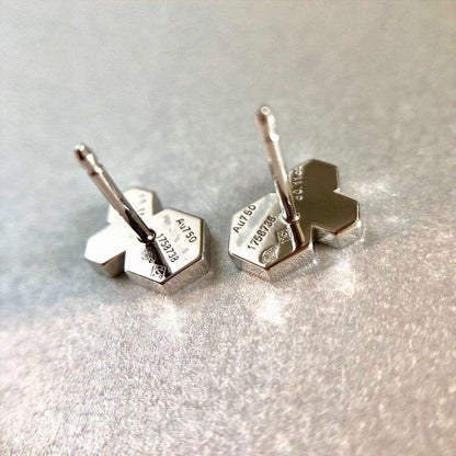 [AuraEcho Jewelry]BEE LOVE SILVER DIAMOND EARRINGS