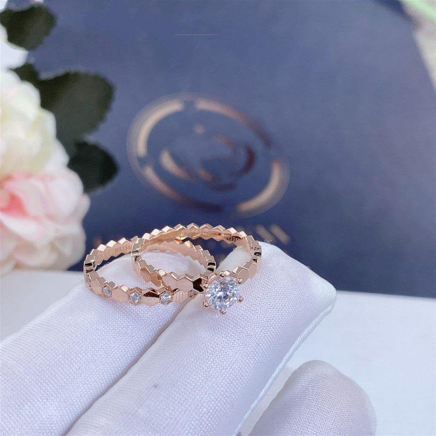 [AuraEcho Jewelry]BEE LOVE RING PINK GOLD 1 DIAMOND