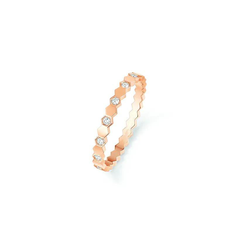 [AuraEcho Jewelry]BEE LOVE RING PINK GOLD DIAMOND