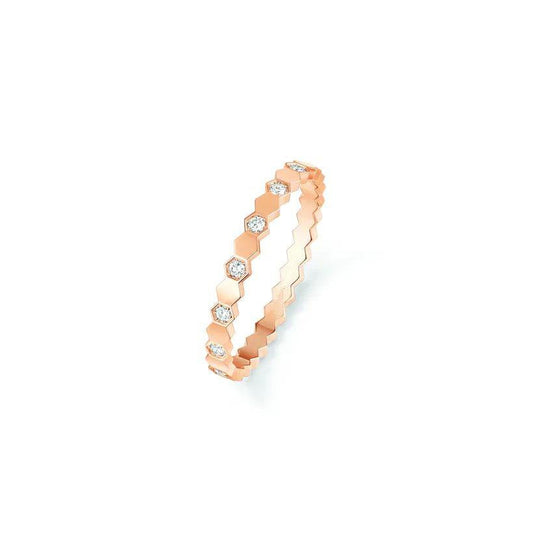 [AuraEcho Jewelry]BEE LOVE RING PINK GOLD DIAMOND