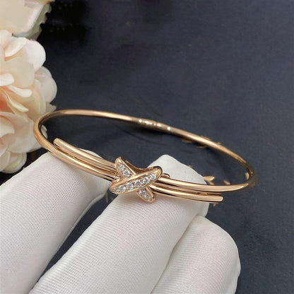 [AuraEcho Jewelry]JEUX DE BRACELET PINK GOLD DIAMONDS