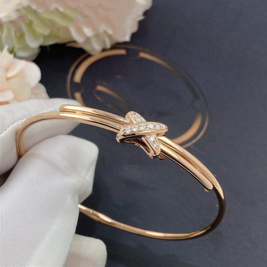 [AuraEcho Jewelry]JEUX DE BRACELET PINK GOLD DIAMONDS