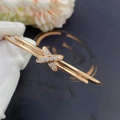 [AuraEcho Jewelry]JEUX DE BRACELET PINK GOLD DIAMONDS