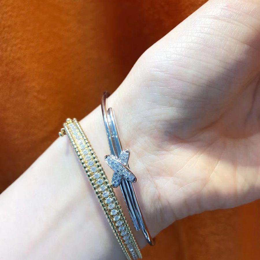 [AuraEcho Jewelry]JEUX DE BRACELET SILVER DIAMONDS