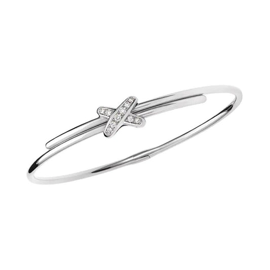[AuraEcho Jewelry]JEUX DE BRACELET SILVER DIAMONDS