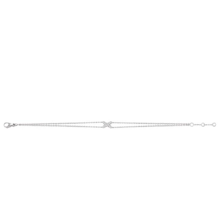 [AuraEcho Jewelry]JEUX BRACELET SILVER DIAMOND