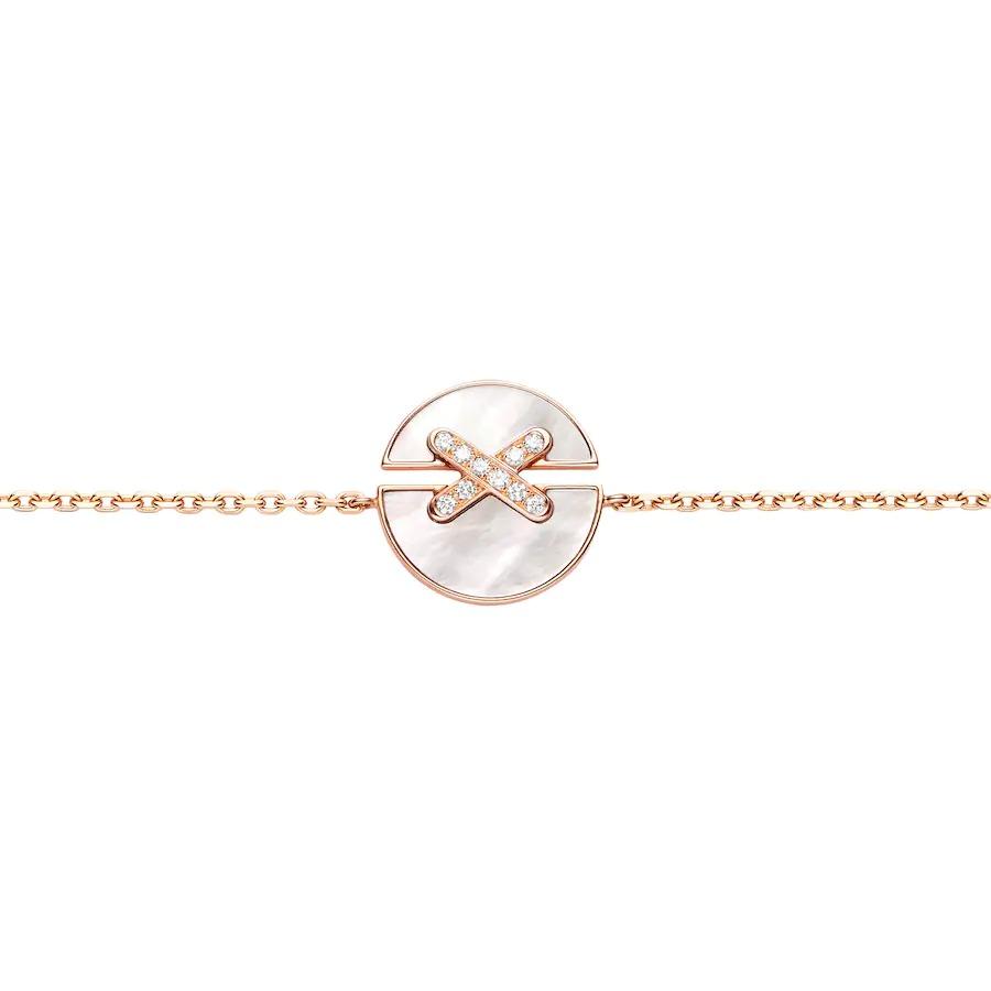 [WZQ]JEUX DE BRACELET MOP PINK GOLD DIAMONDS