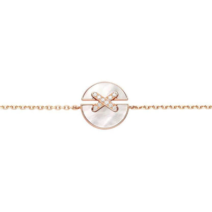 [WZQ]JEUX DE BRACELET MOP PINK GOLD DIAMONDS