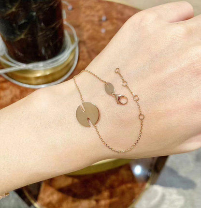 [AuraEcho Jewelry]JEUX DE BRACELET MOP PINK GOLD DIAMONDS