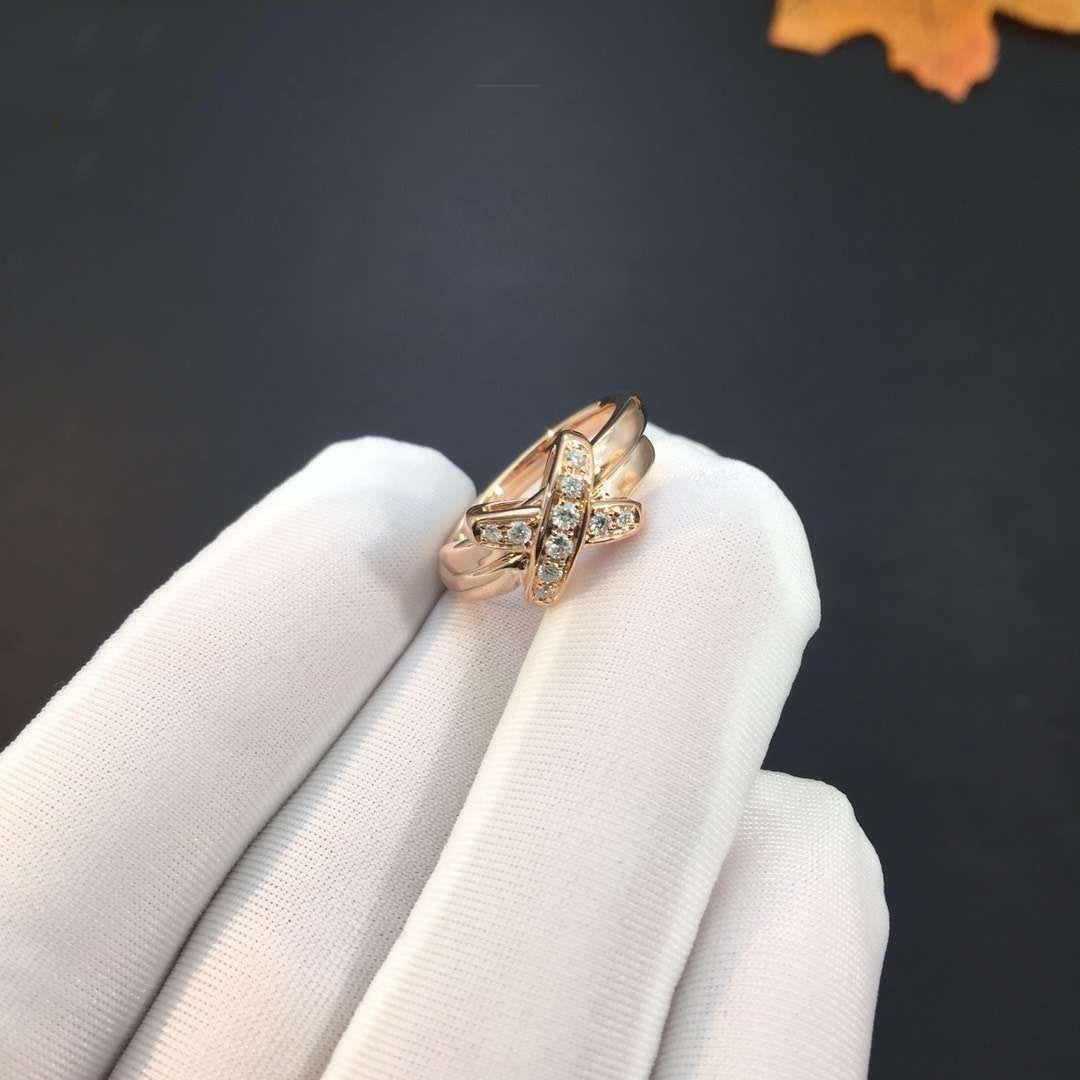 [AuraEcho Jewelry]JEUX DE PINK GOLD DIAMOND RING