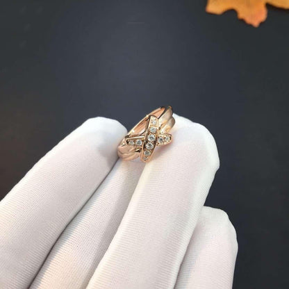 [AuraEcho Jewelry]JEUX DE PINK GOLD DIAMOND RING