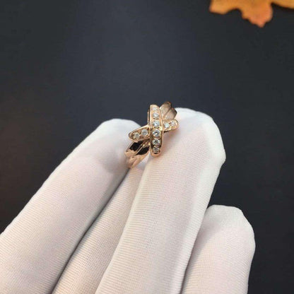 [AuraEcho Jewelry]JEUX DE PINK GOLD DIAMOND RING