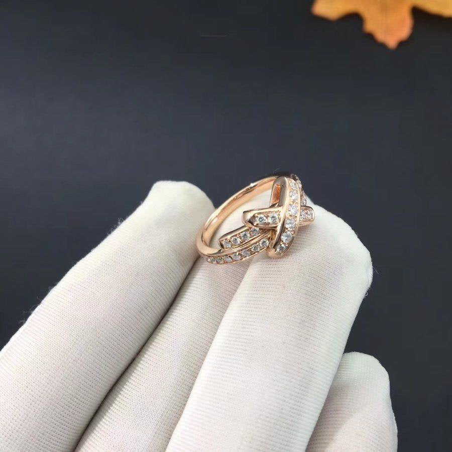 [AuraEcho Jewelry]JEUX DE RING PINK GOLD DIAMOND