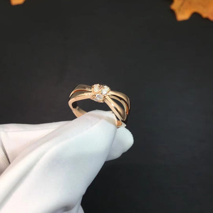 [AuraEcho Jewelry]LIENS RING PINK GOLD DIAMOND