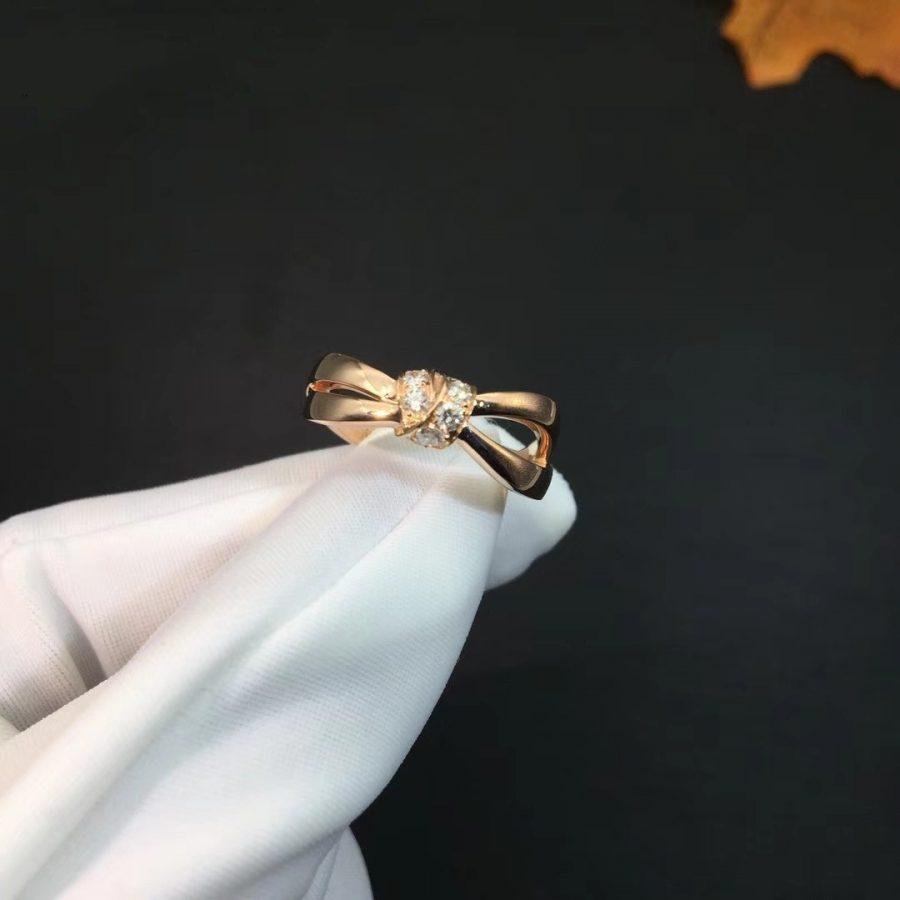 [AuraEcho Jewelry]LIENS RING PINK GOLD DIAMOND