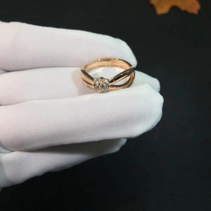[AuraEcho Jewelry]LIENS RING PINK GOLD DIAMOND