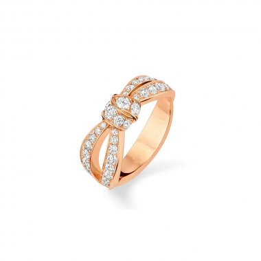 [WZQ]LIENS PINK GOLD DIAMOND RING