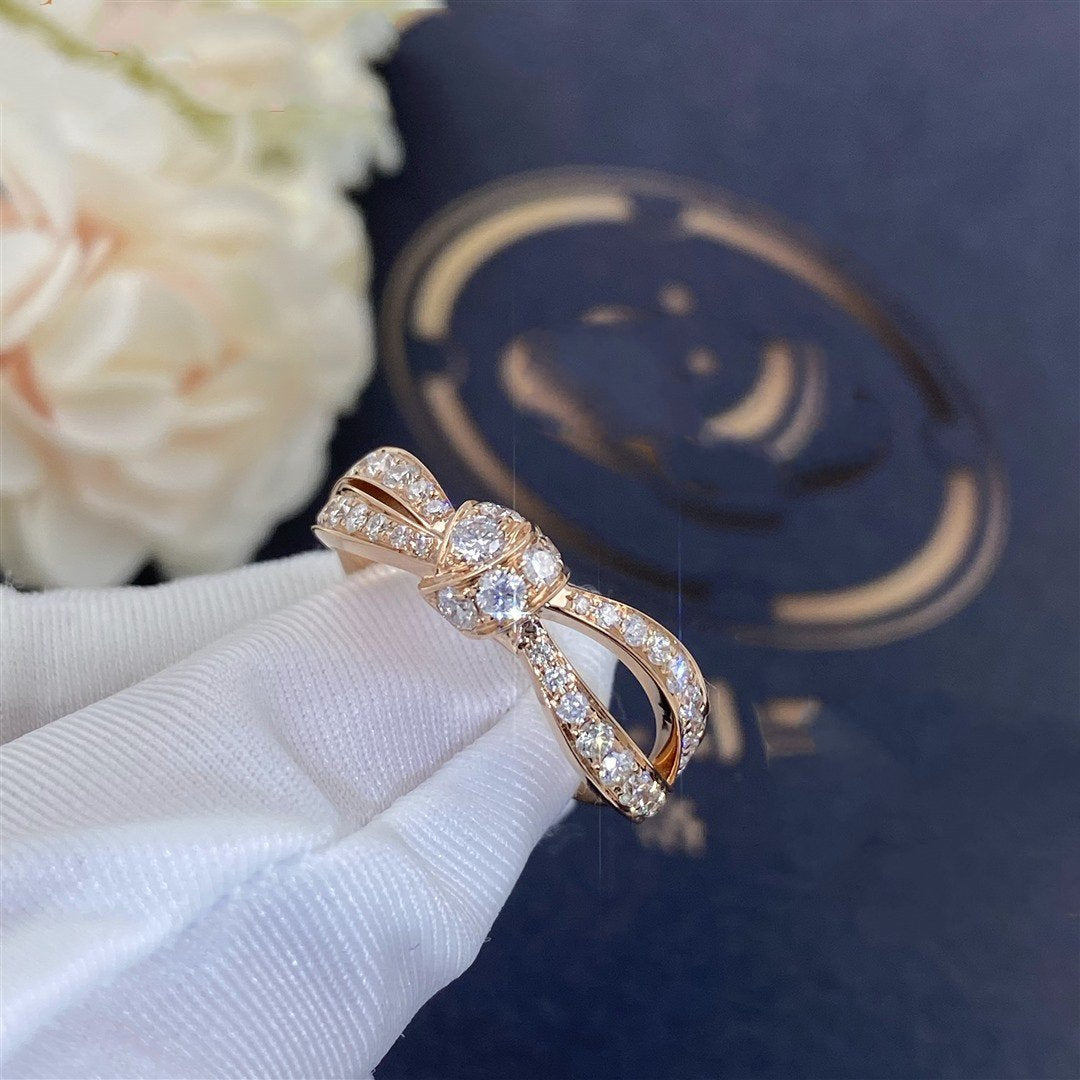 [WZQ]LIENS PINK GOLD DIAMOND RING