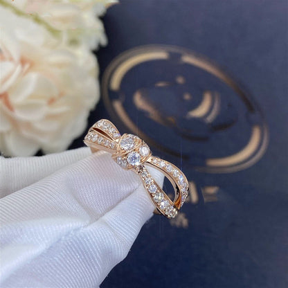 [WZQ]LIENS PINK GOLD DIAMOND RING
