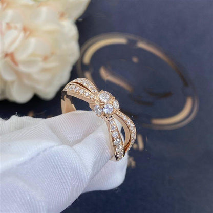[WZQ]LIENS PINK GOLD DIAMOND RING