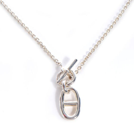 [AuraEcho Jewelry]HM CHAINE D'ANCRE PENDANT NECKLACE STERLING SILVER