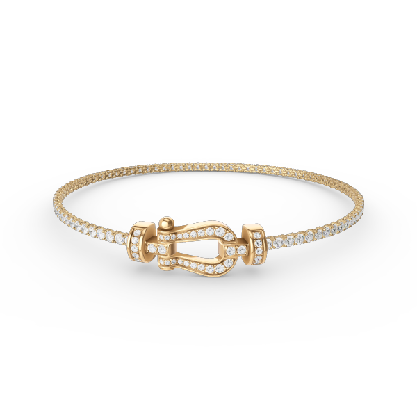[AuraEcho Jewelry]FORCE  HORSESHOE  DIAMOND TENNIS BRACELET