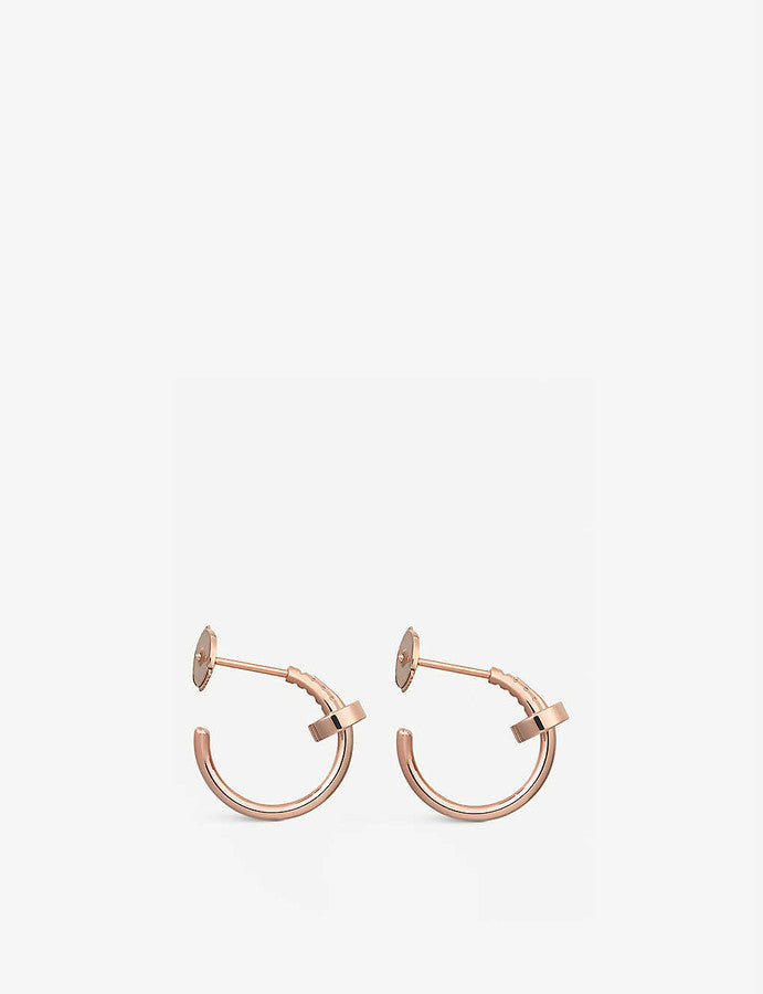 [AuraEcho Jewelry]JUSTE EARRINGS PINK GOLD