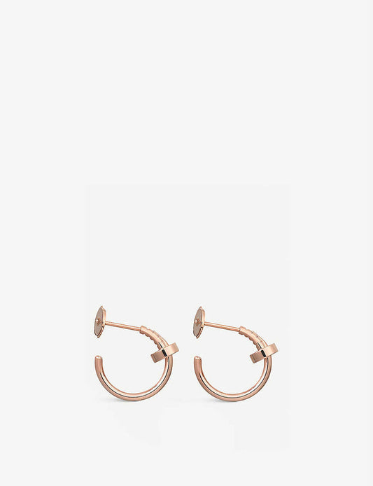 [AuraEcho Jewelry]JUSTE EARRINGS PINK GOLD