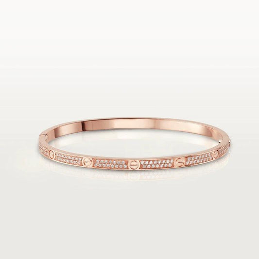 [AuraEcho Jewelry]LOVE BRACELET 3.65MM DIAMOND-PAVED