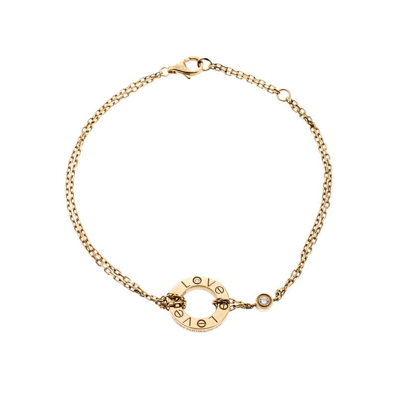 [AuraEcho Jewelry]LOVE BRACELET 2 DIAMOND