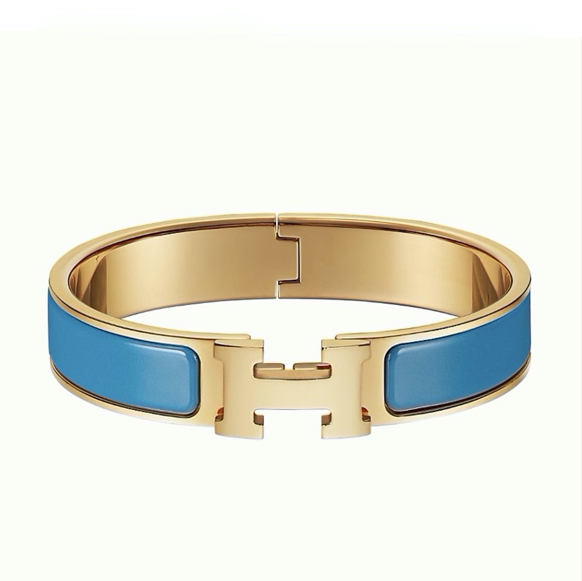 [AuraEcho Jewelry]H BRACELET TURQUOISE 12MM